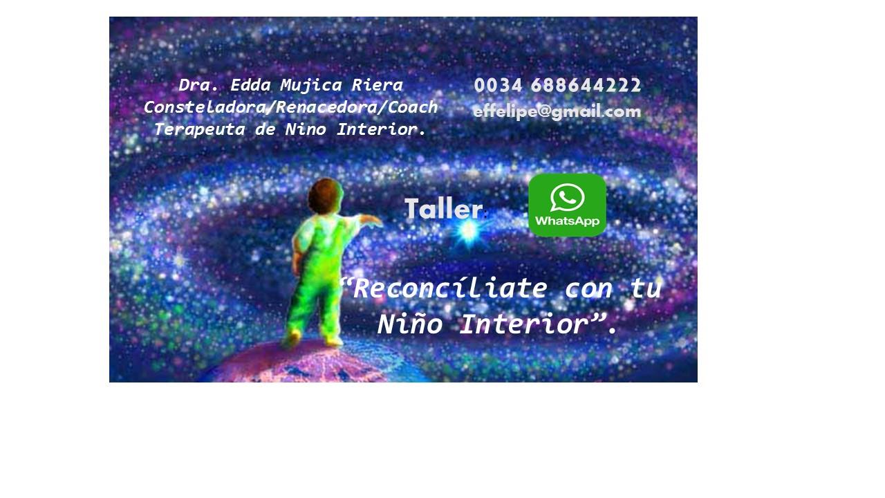 Taller por Whatsapp (VI Cohorte): "Reconcíliate con tu NIño Interior"