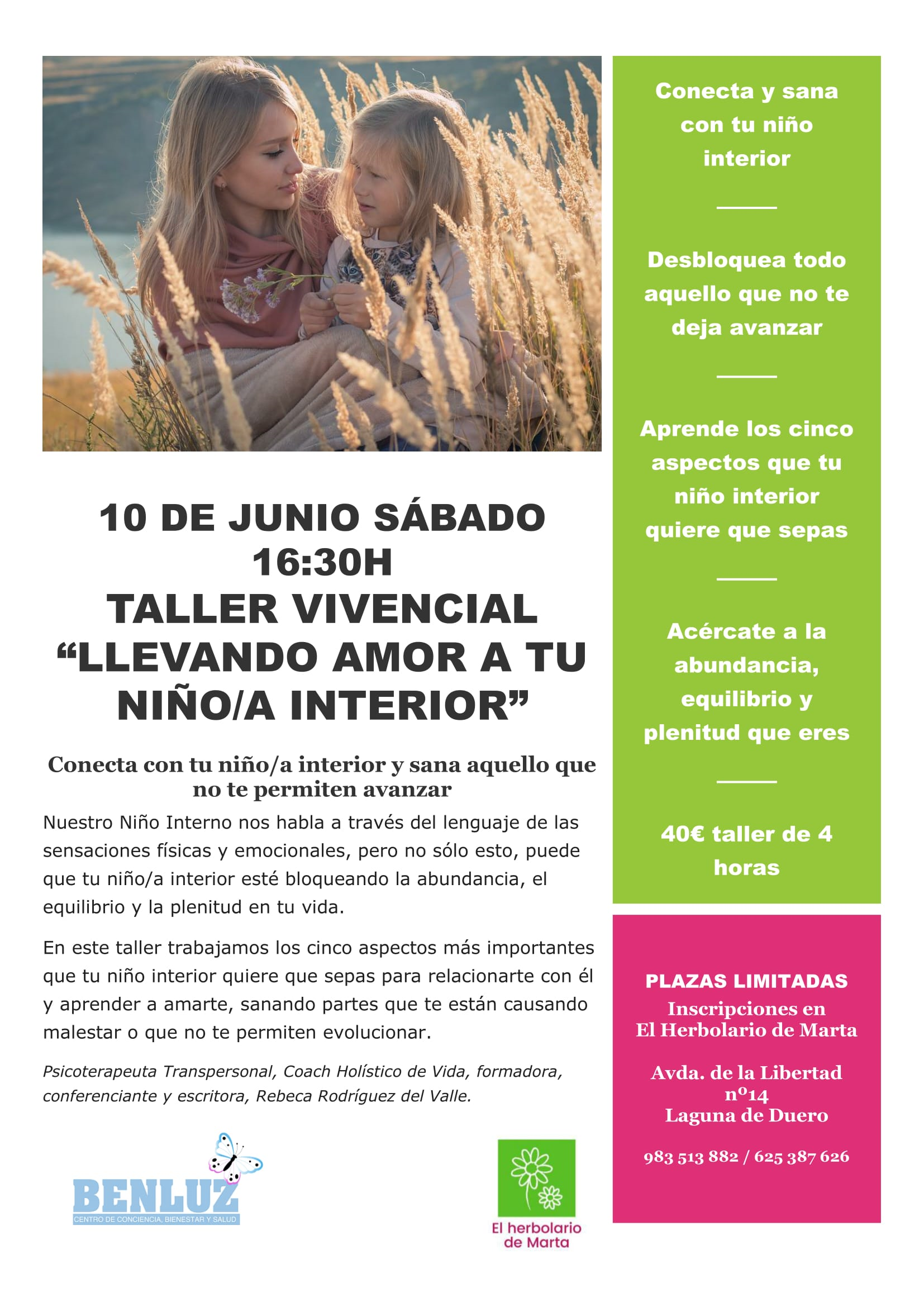 Llevando Amor a tu niño interior