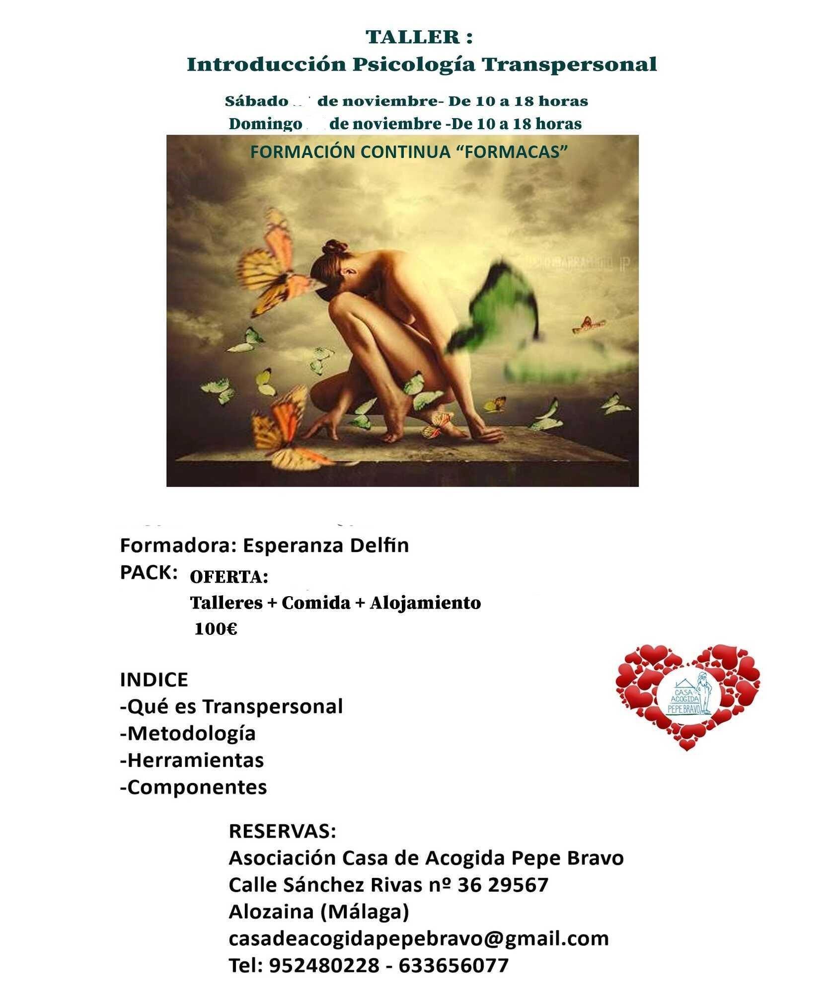 TALLER INTRODUCCIÓN PSICOLOGIA TRANSPERSONAL