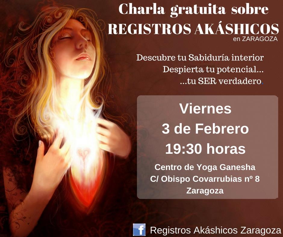 Charla gratuita sobre Registros Akáshicos en Zaragoza