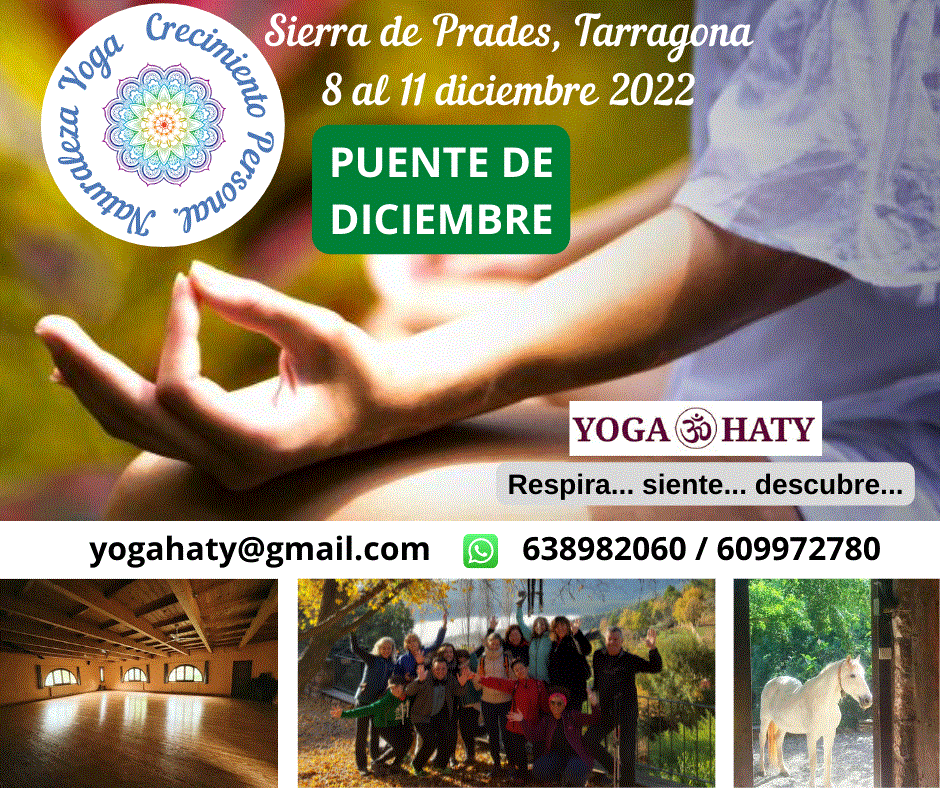 Yoga y Crecimiento. Puente de Diciembre 2022