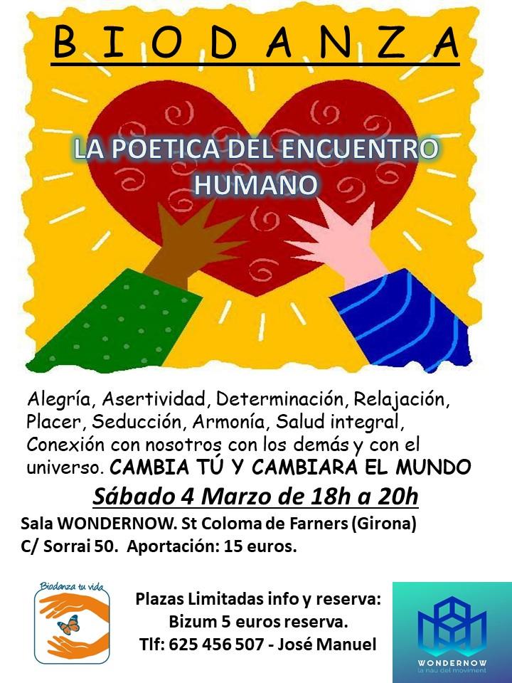 BIODANZA La Poética del Encuentro Humano