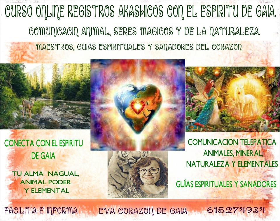 Curso Registros Akashicos de Gaia, comunicación animal y naturaleza.