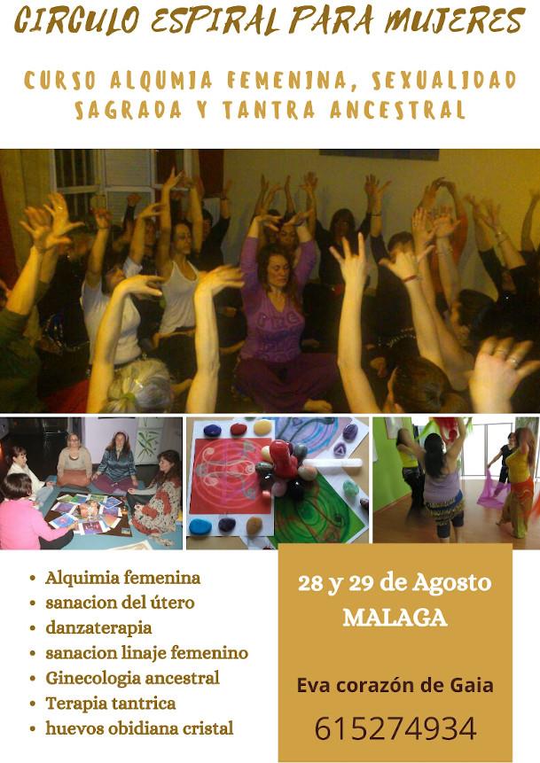 Curso sexualidad sagrada, terapia tantrica y alquimia femenina