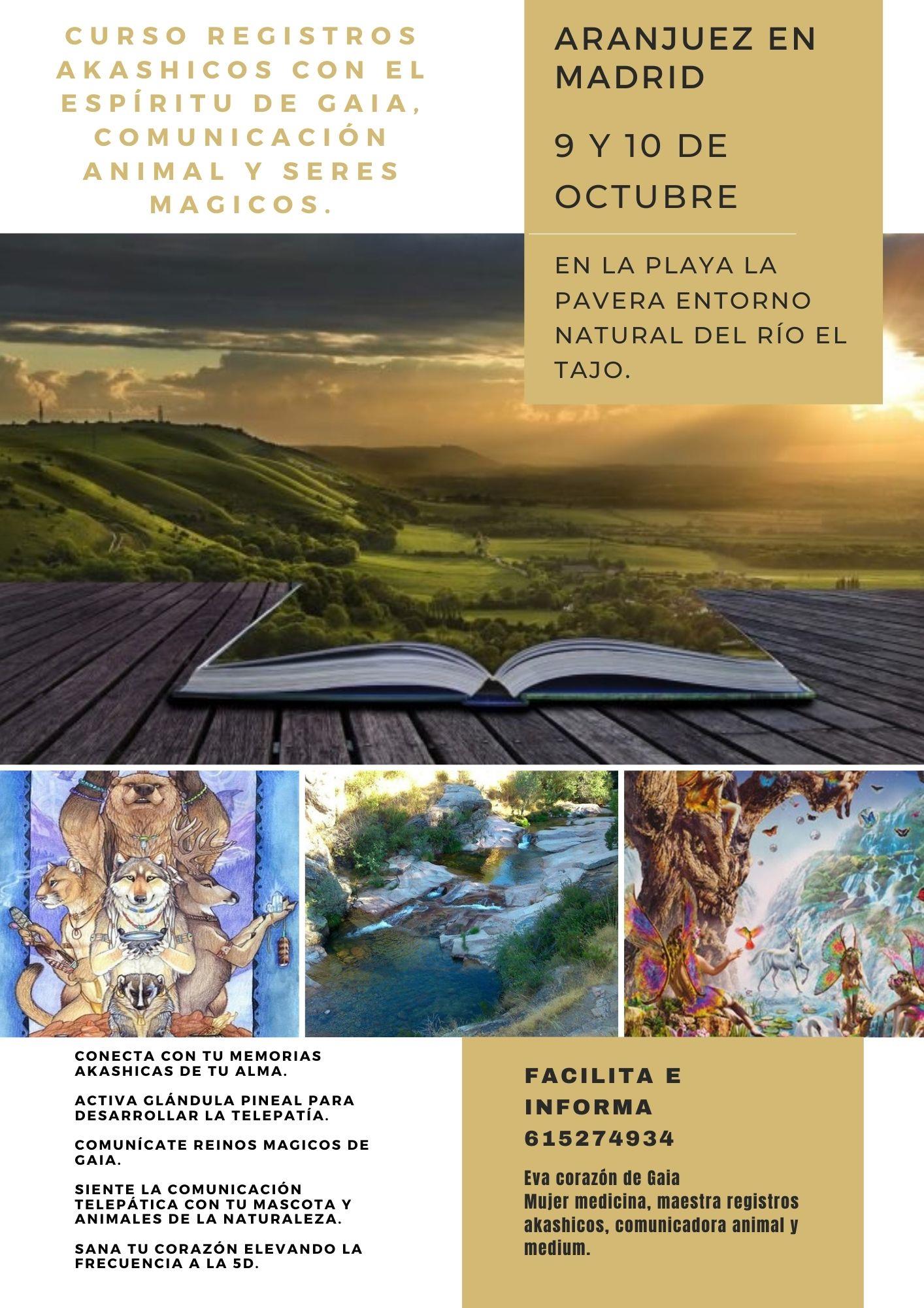 Curso Registro Akashicos con Gaia, comunicación animal y la naturaleza