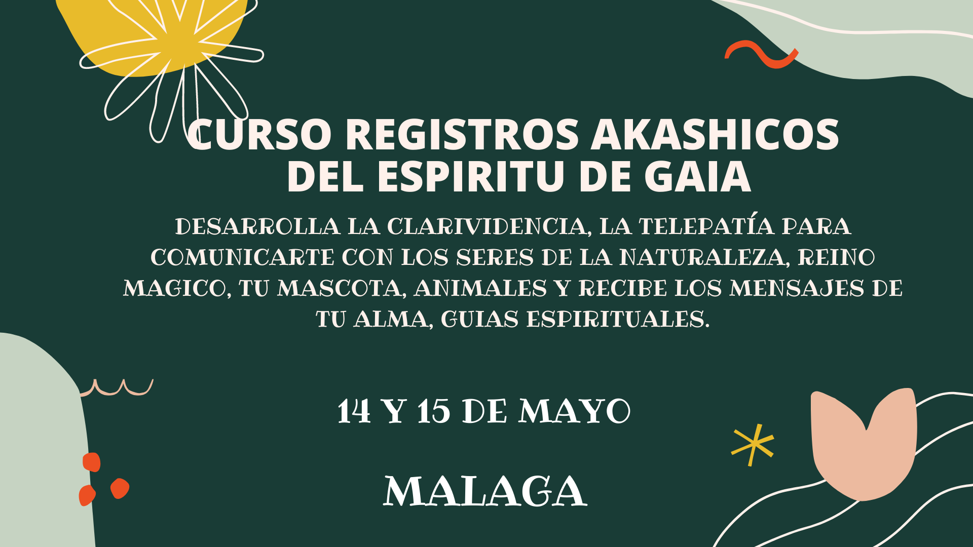 Curso Registro Akashicos con Gaia, comunicación animal y naturaleza