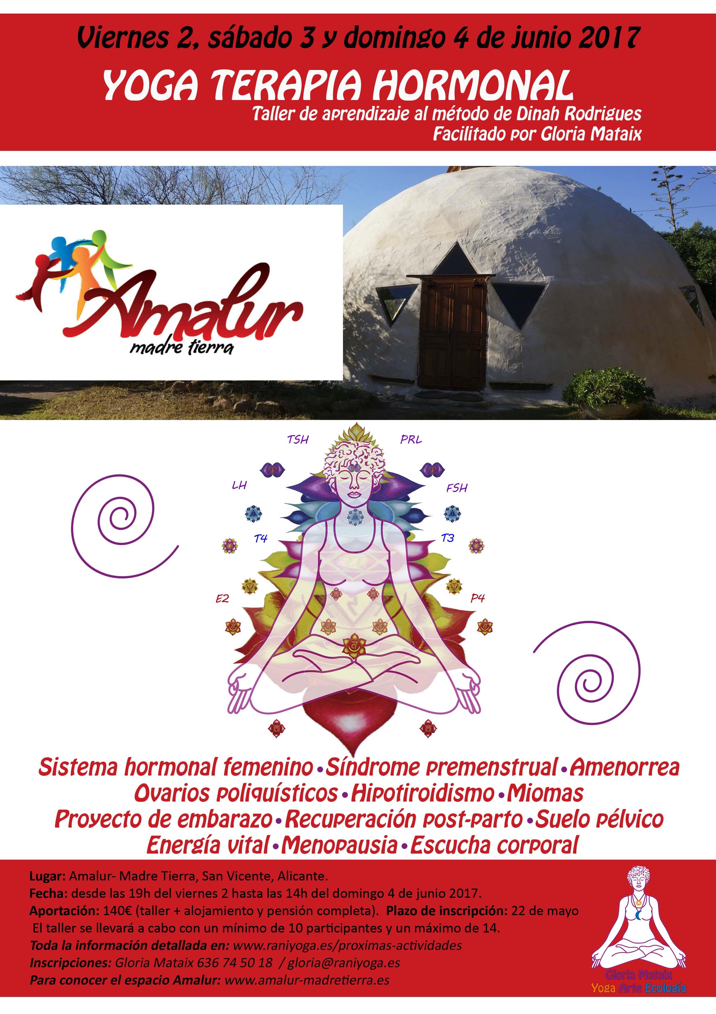 Taller aprendizaje YOGA TERAPIA HORMONAL
