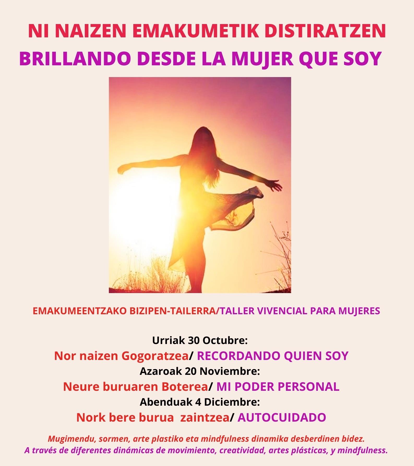 BRILLANDO DESDE LA MUJER QUE SOY