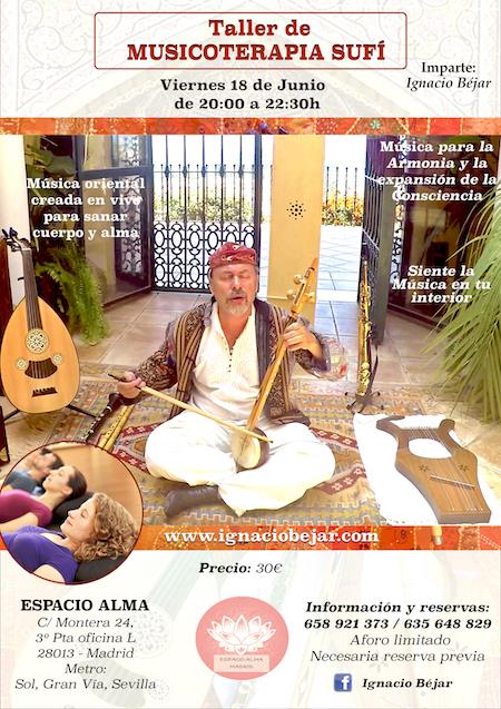 MUSICOTERAPIA SUFÍ en ESPACIO ALMA (Madrid)