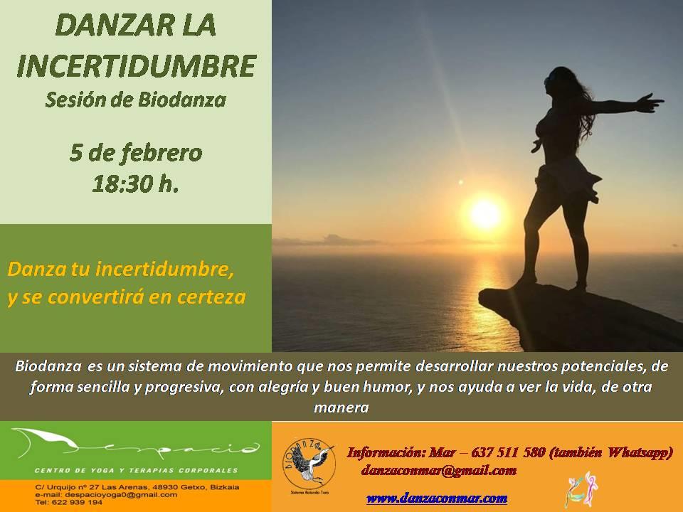 Taller de Biodanza: Danzar la Incertidumbre
