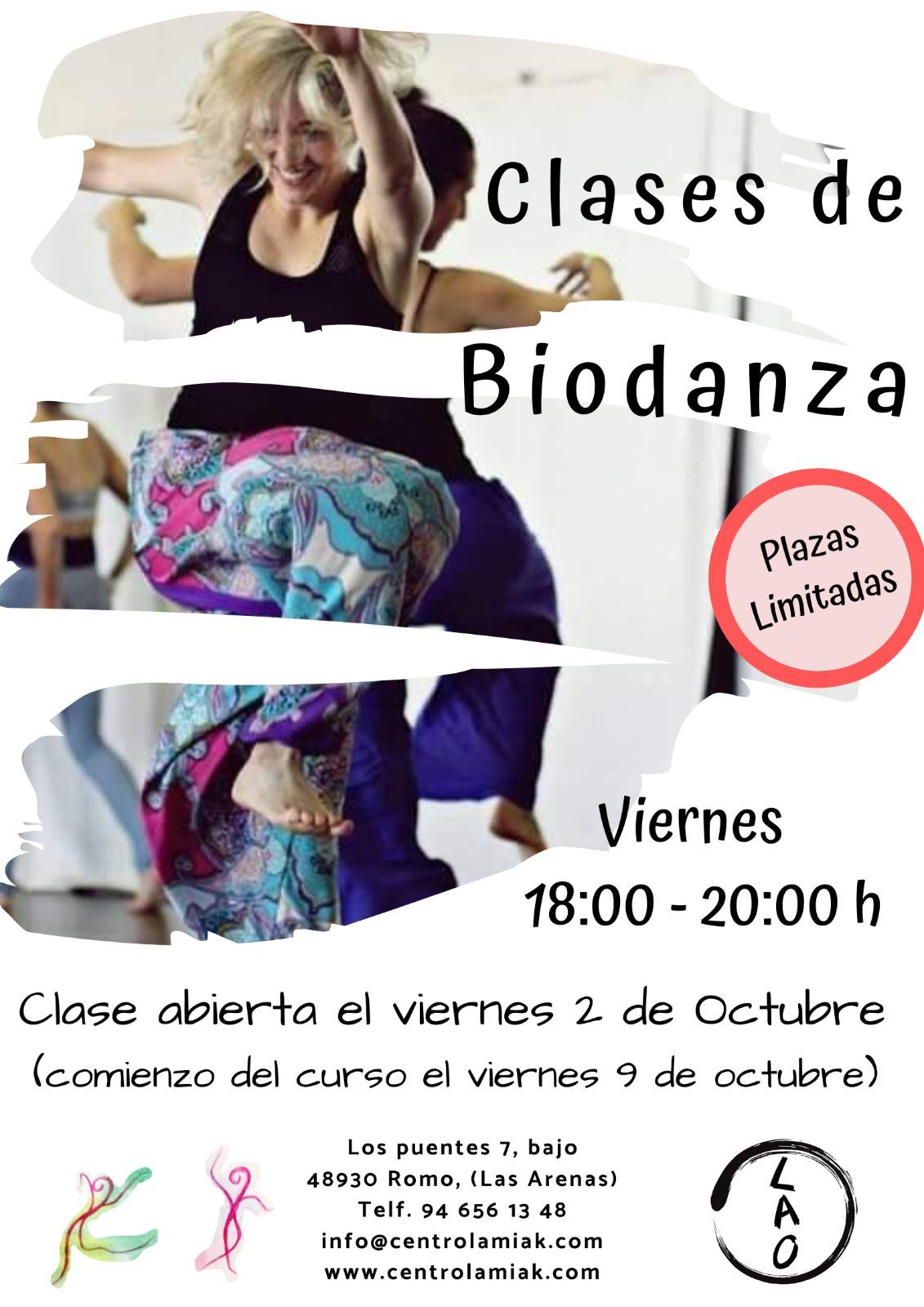 Sesión abierta y gratuita de Biodanza