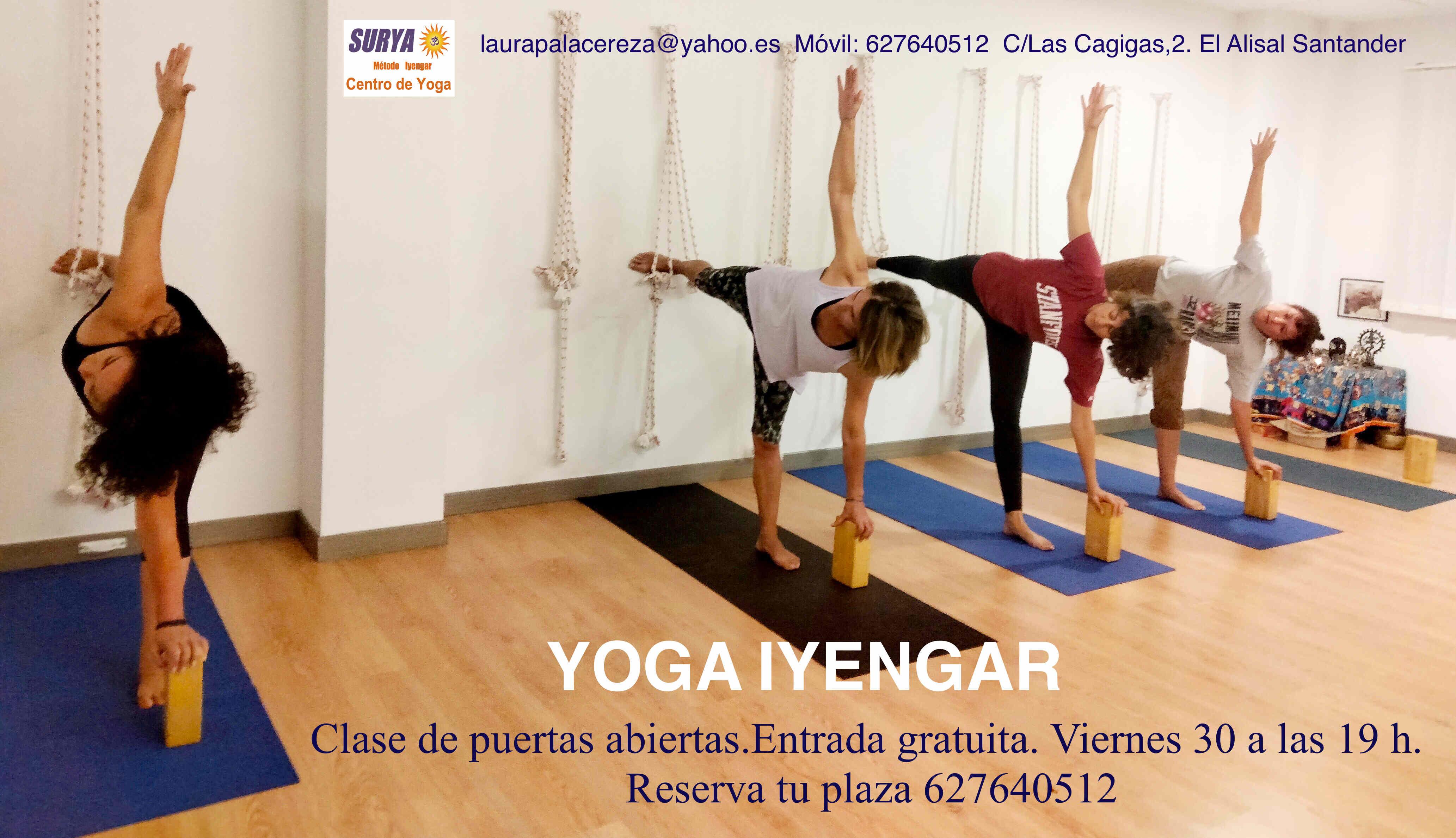 Jornada de puertas abiertas Yoga Iyengar