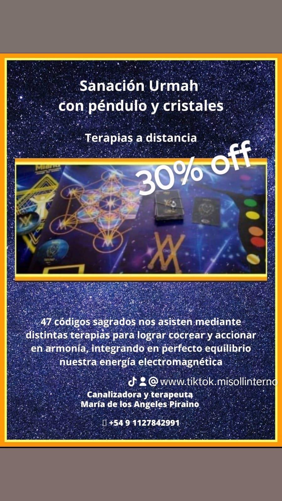 Sanación Urmah con péndulo y cristales