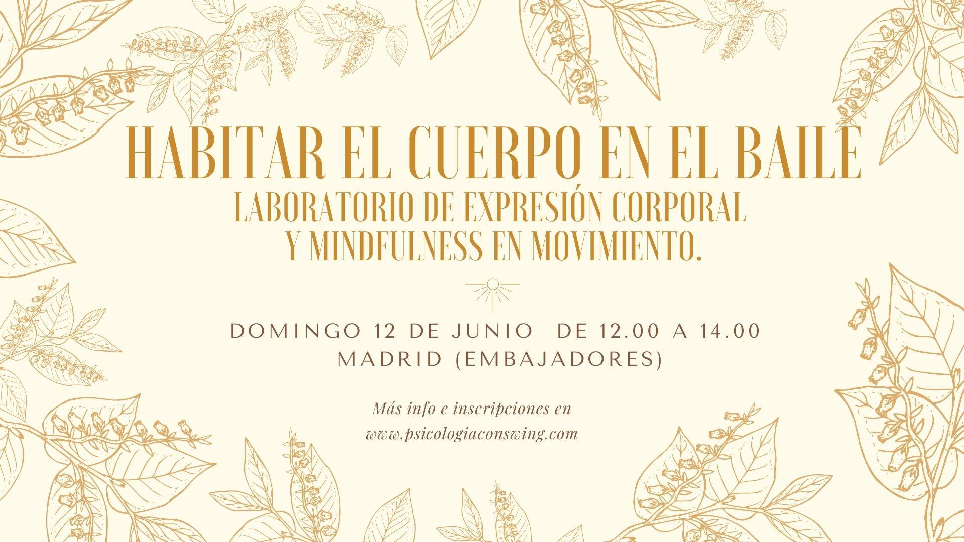 Laboratorio de expresión corporal y mindfulness