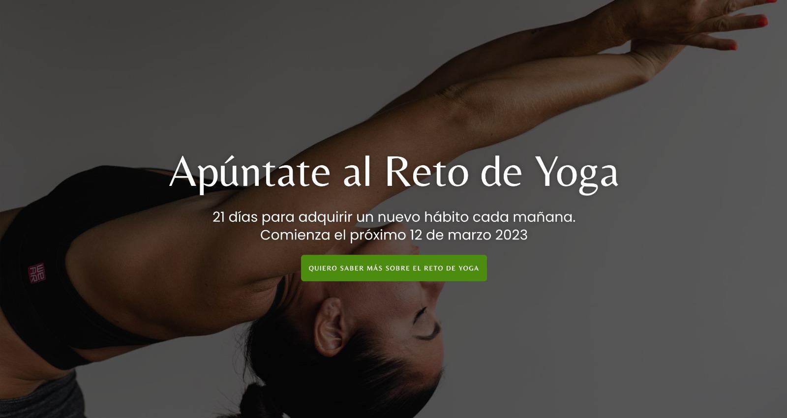 RETO 21 DÍAS YOGA