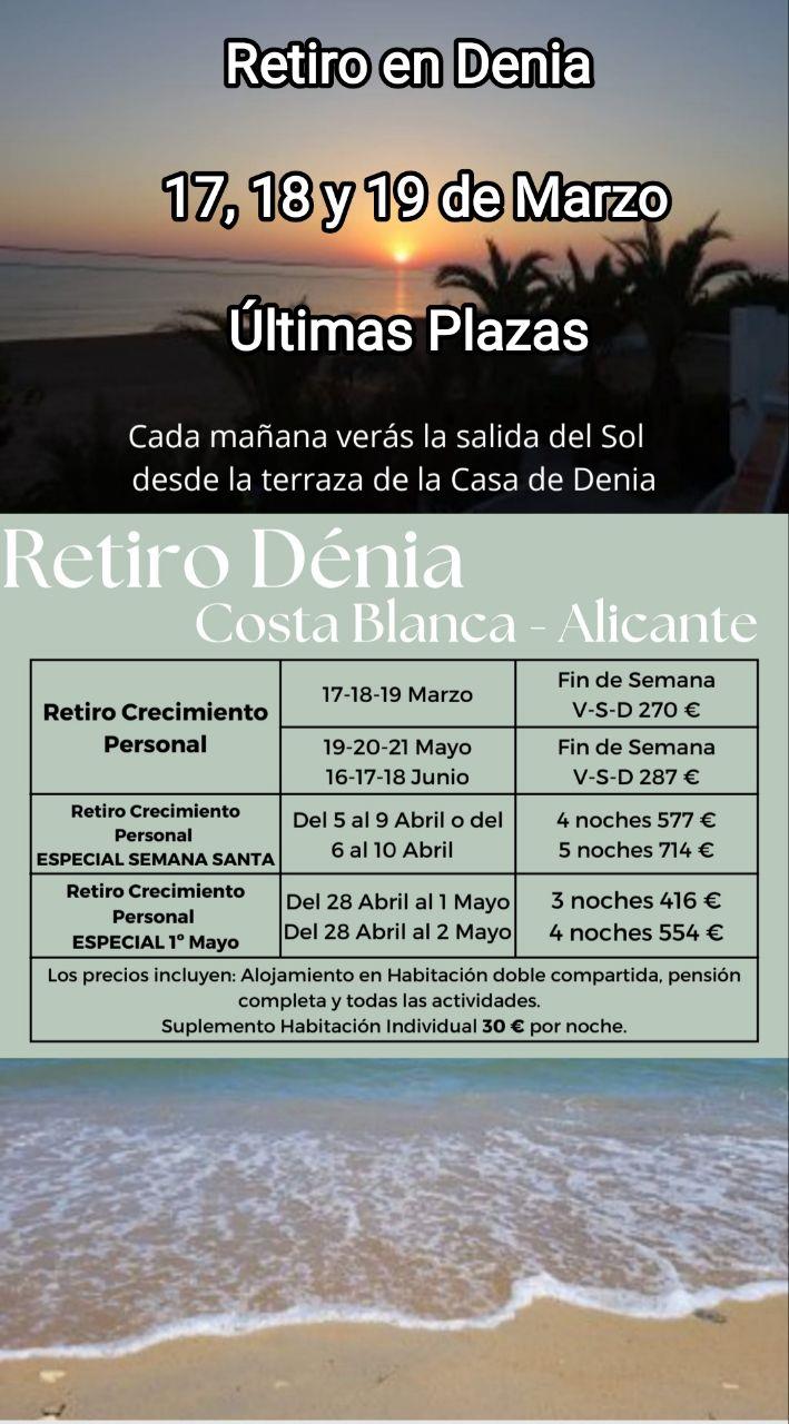 Retiro Marzo Crecimiento Personal en la Costa Blanca