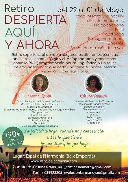 DESPIERTA AQUÍ Y AHORA