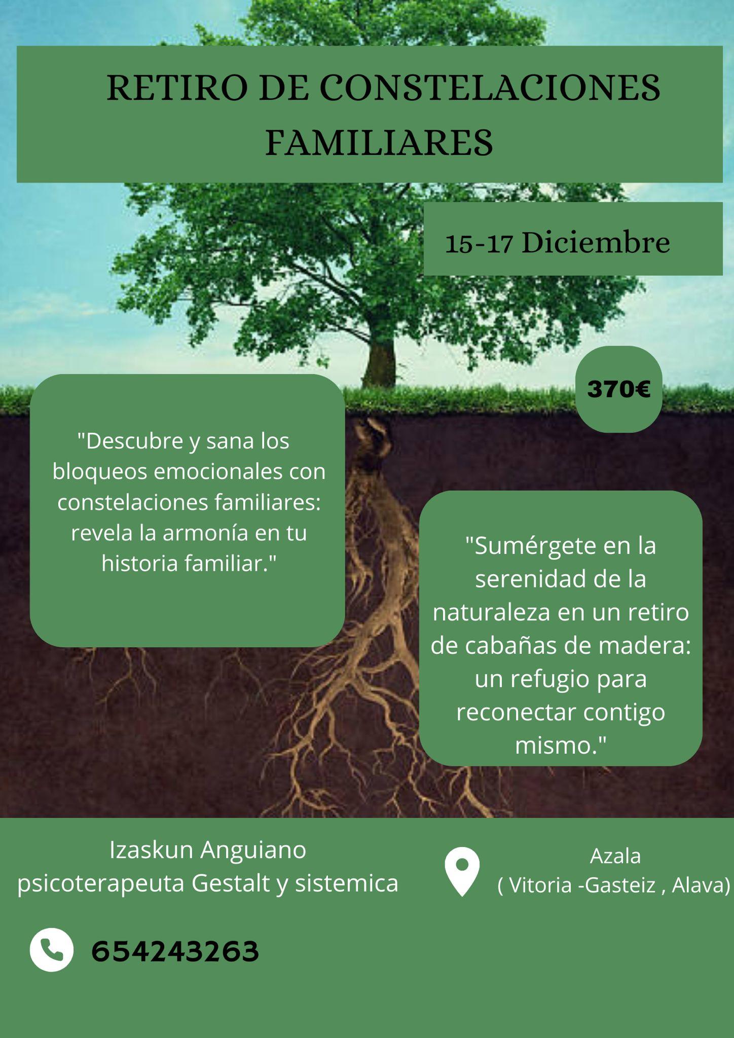 RETIRO DE CONSTELACIONES FAMILIARES AZALA ( País Vasco)