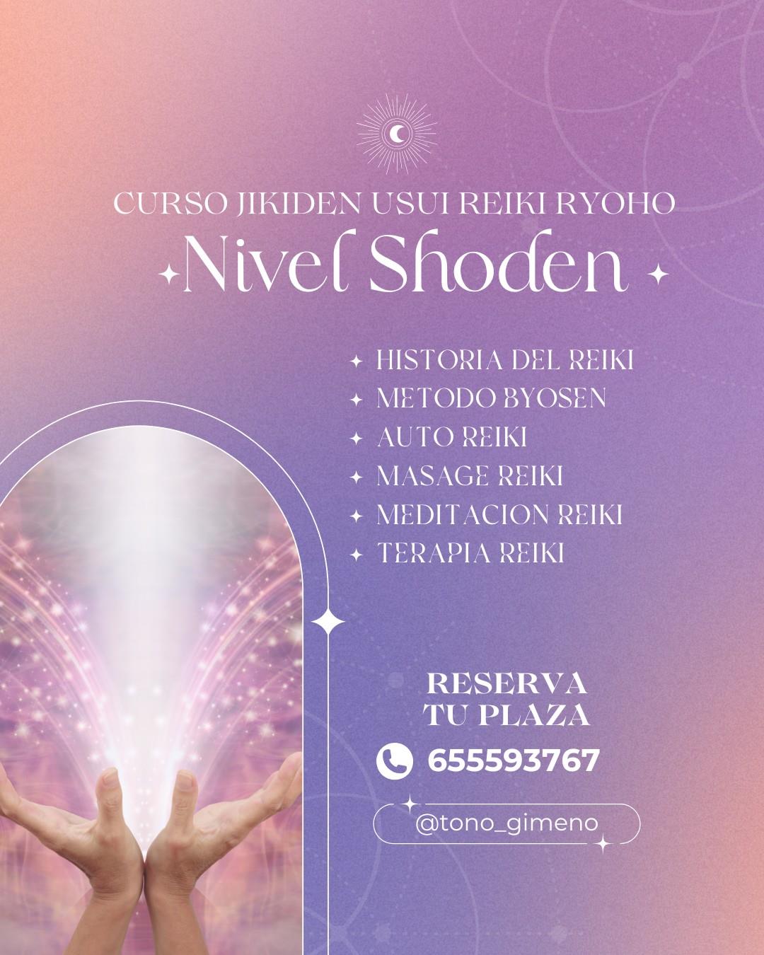 Curso Jikiden Usui Reiki Ryoho - Grado Shoden