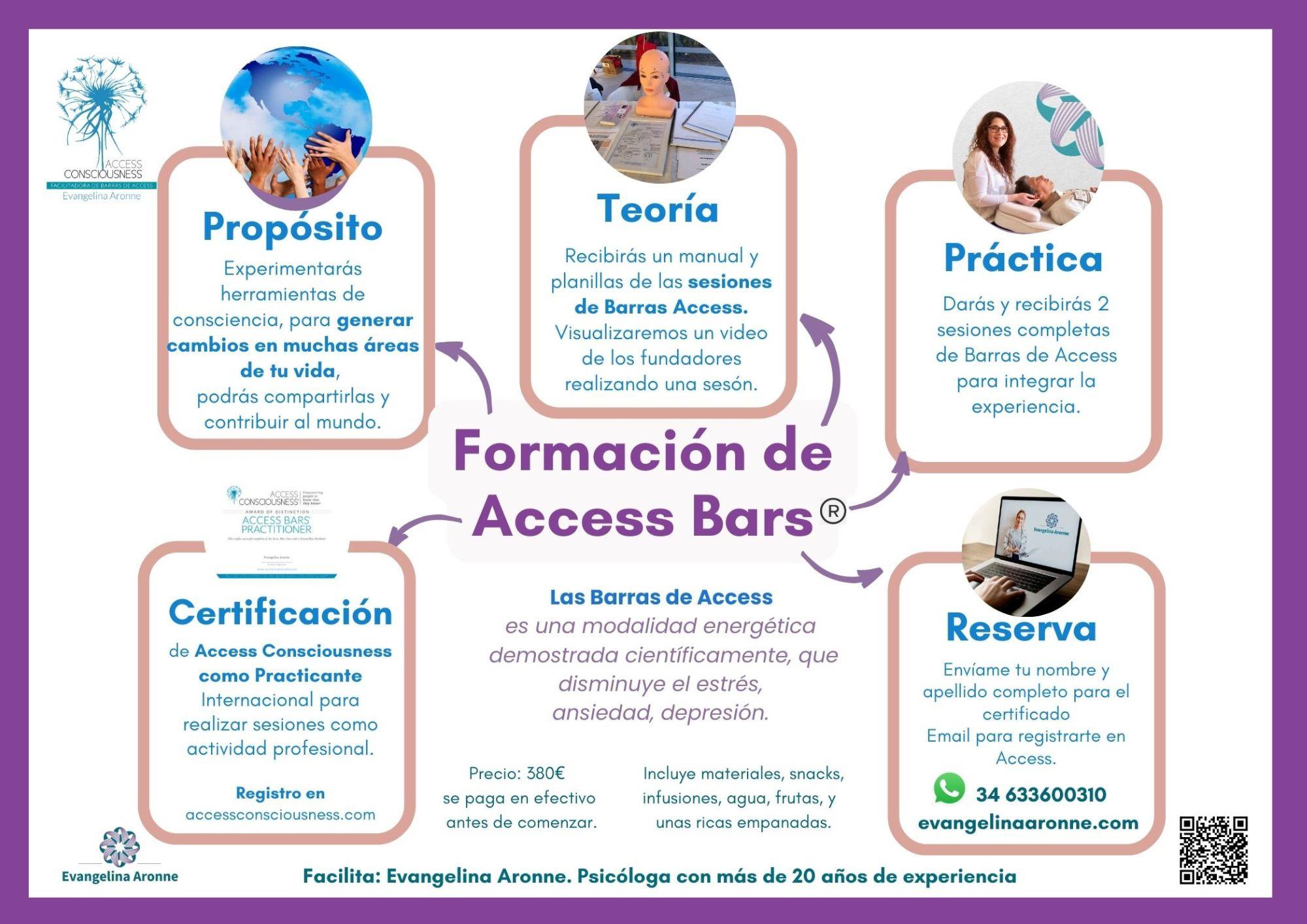FORMACIÓN DE 8 HS. DE BARRAS DE ACCESS. ACCESS BARS.