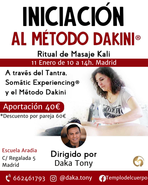 Iniciación al Método de Masaje Dakini - Ritual Kali