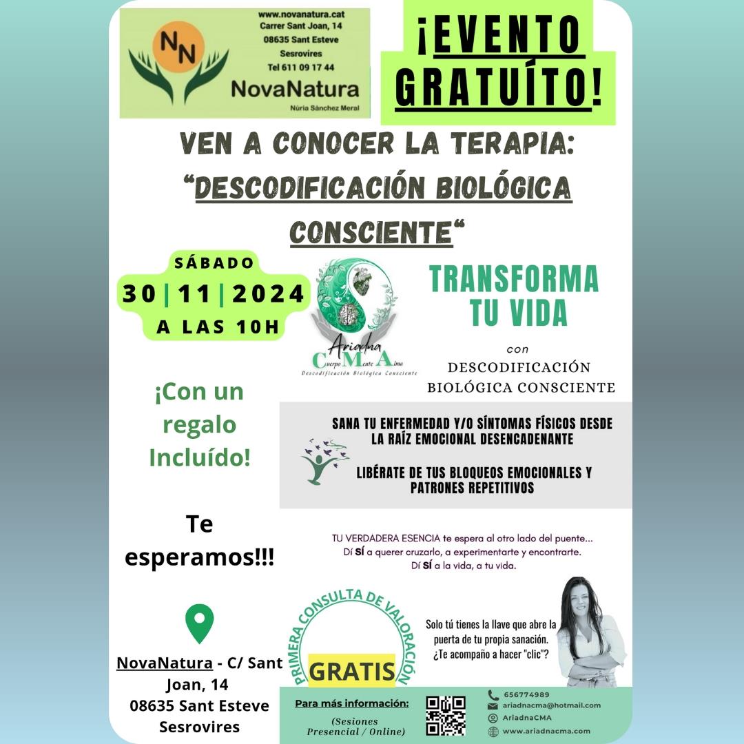 Conoce la Terapia: Descodificación Biológica Consciente