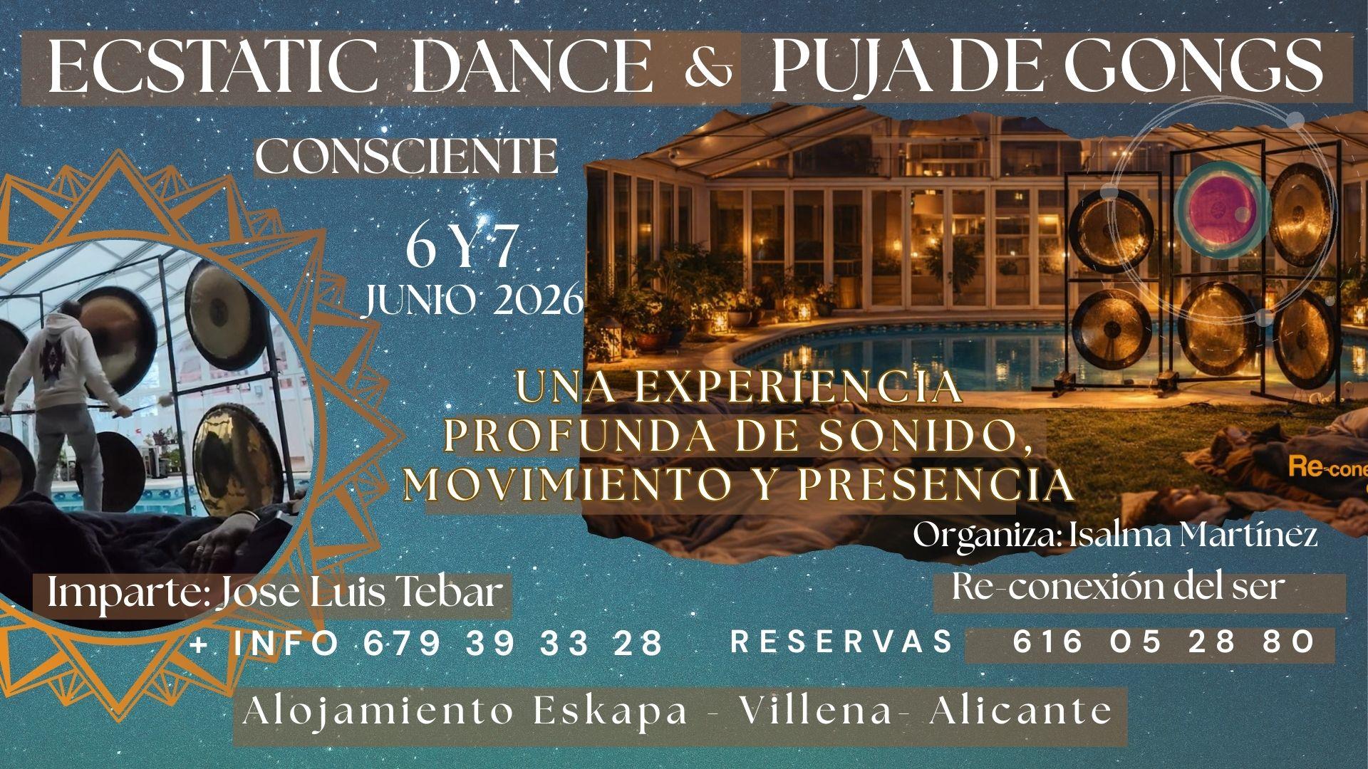 ECSTATIC  DANCE CONSCIENTE Y PUJA DE GONS