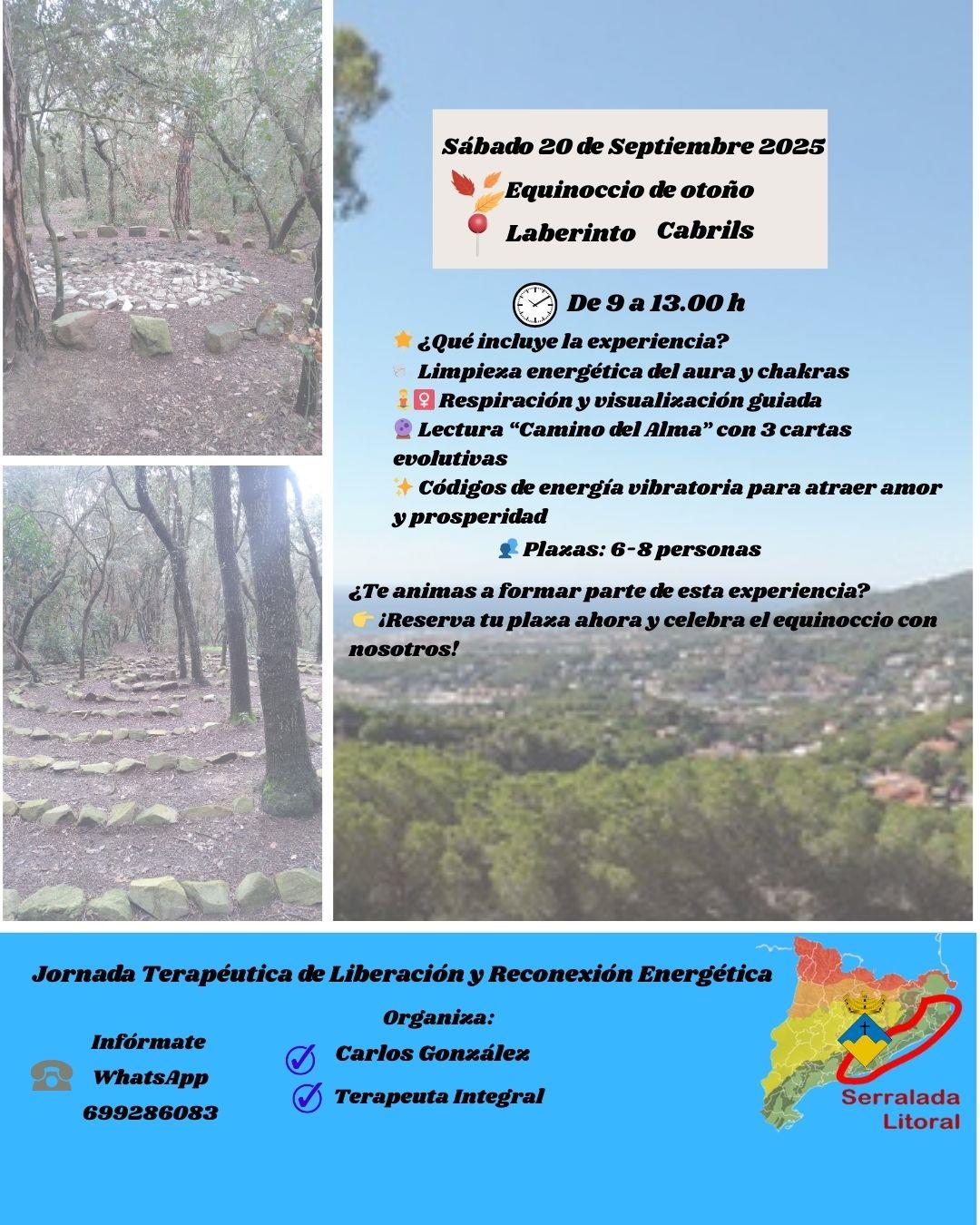Equinoccio de otoño en el laberinto de Cabrils (Barcelona)