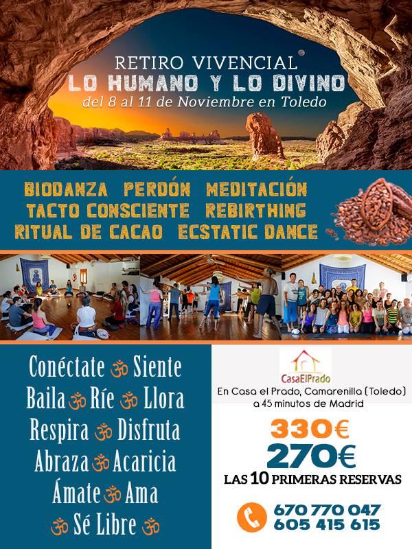 Retiro Vivencial: Lo humano y lo divino