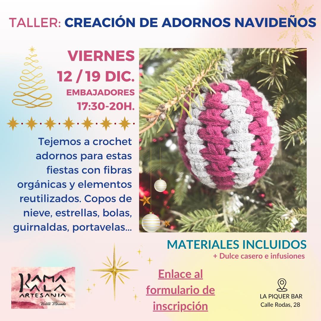 CREA ADORNOS NAVIDEÑOS CON GANCHILLO