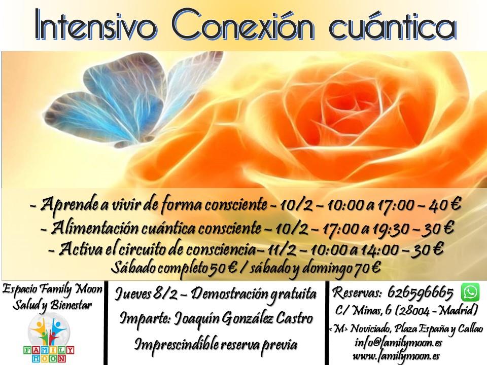 Demostración gratuita conexión cuántica con Joaquin Gonzalez