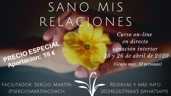 Curso online en directo Sano mis relaciones