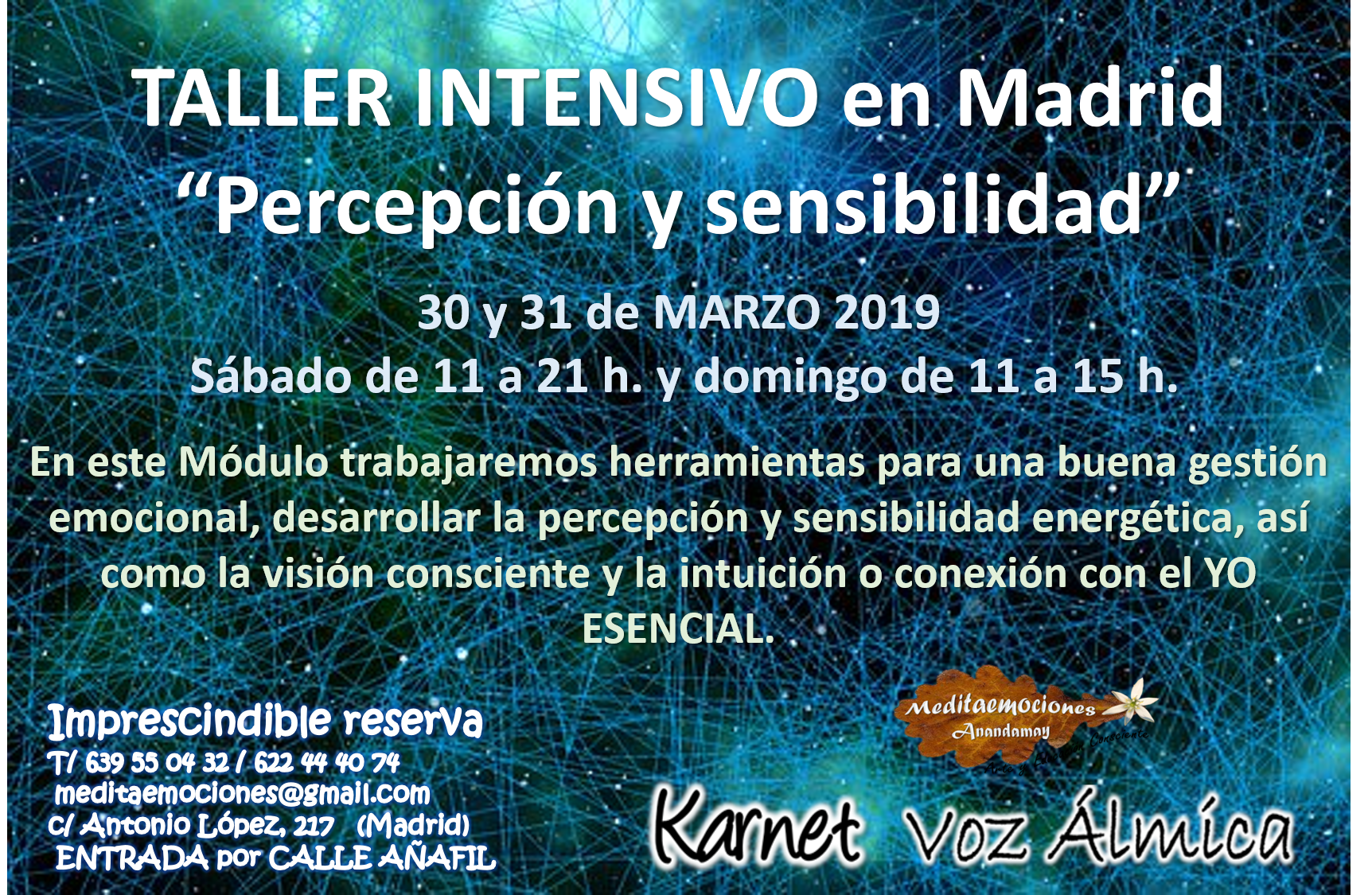 Taller Intensivo "Percepción y Sensibilidad"