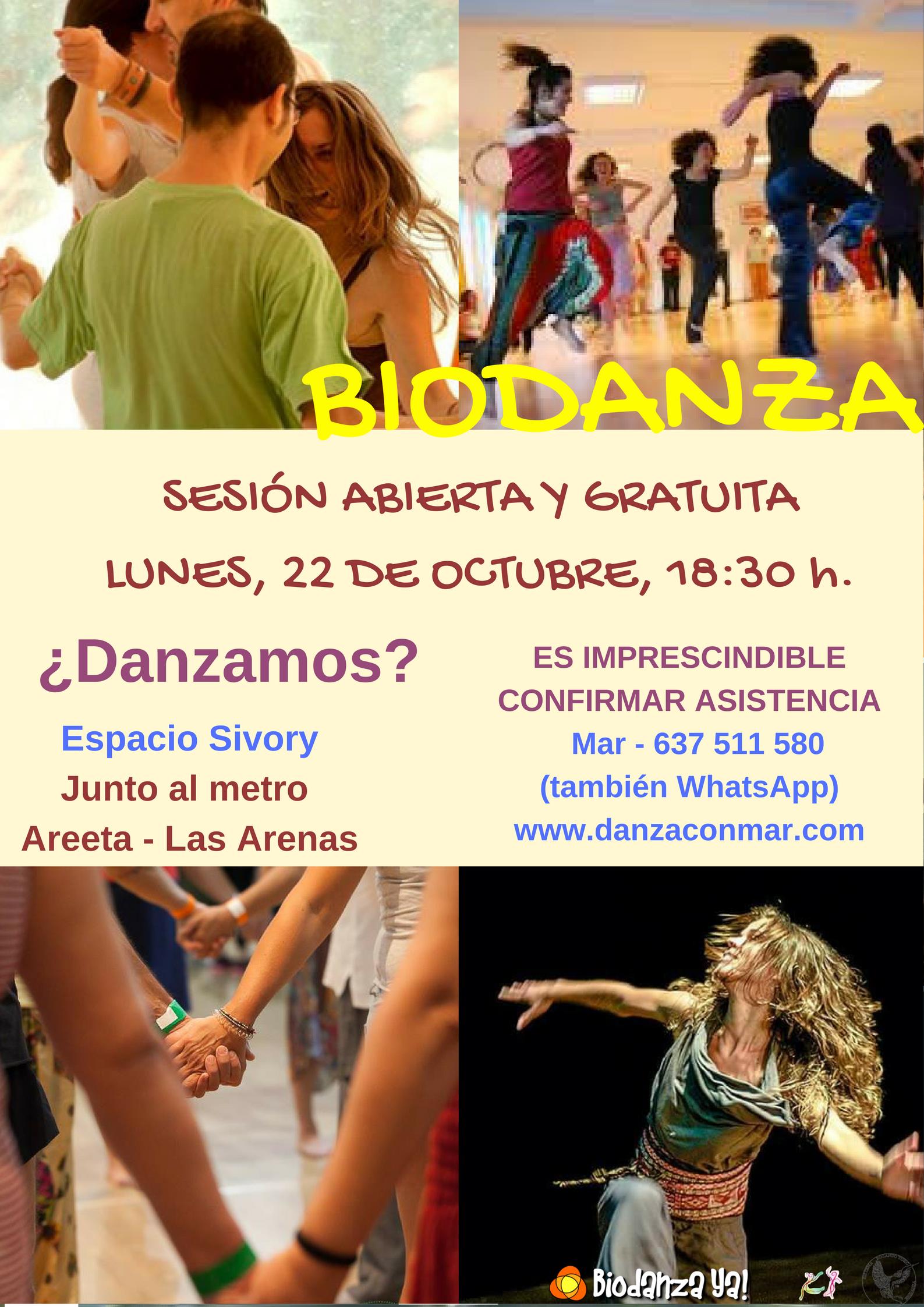 Sesión abierta de Biodanza