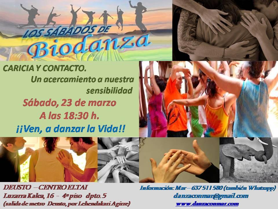 Los sábados de Biodanza: Contacto y caricias