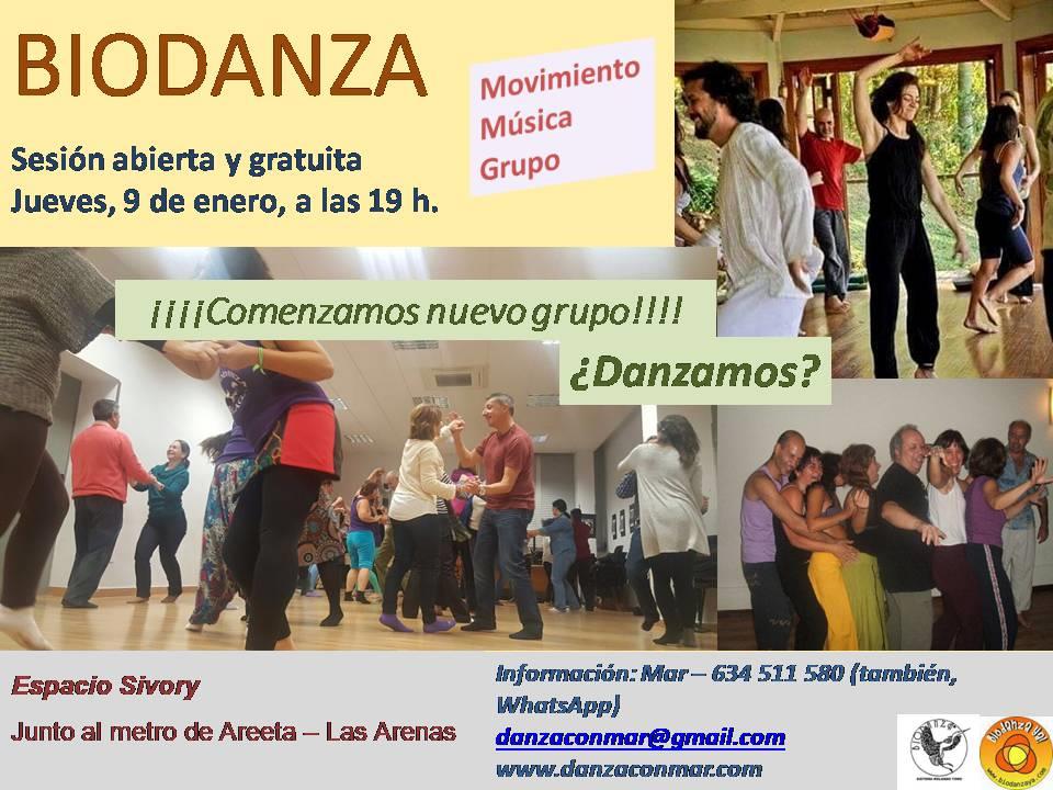SESIÓN GRATUITA DE BIODANZA
