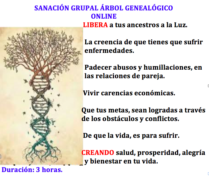 SANACIÓN  GRUPAL  ::::: ÁRBOL GENEALÓGICO:::::