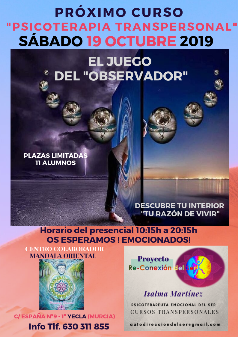 Curso Transpersonal  "El Juego del observador"