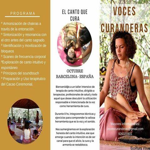 Taller de canto sanador y ceremonial