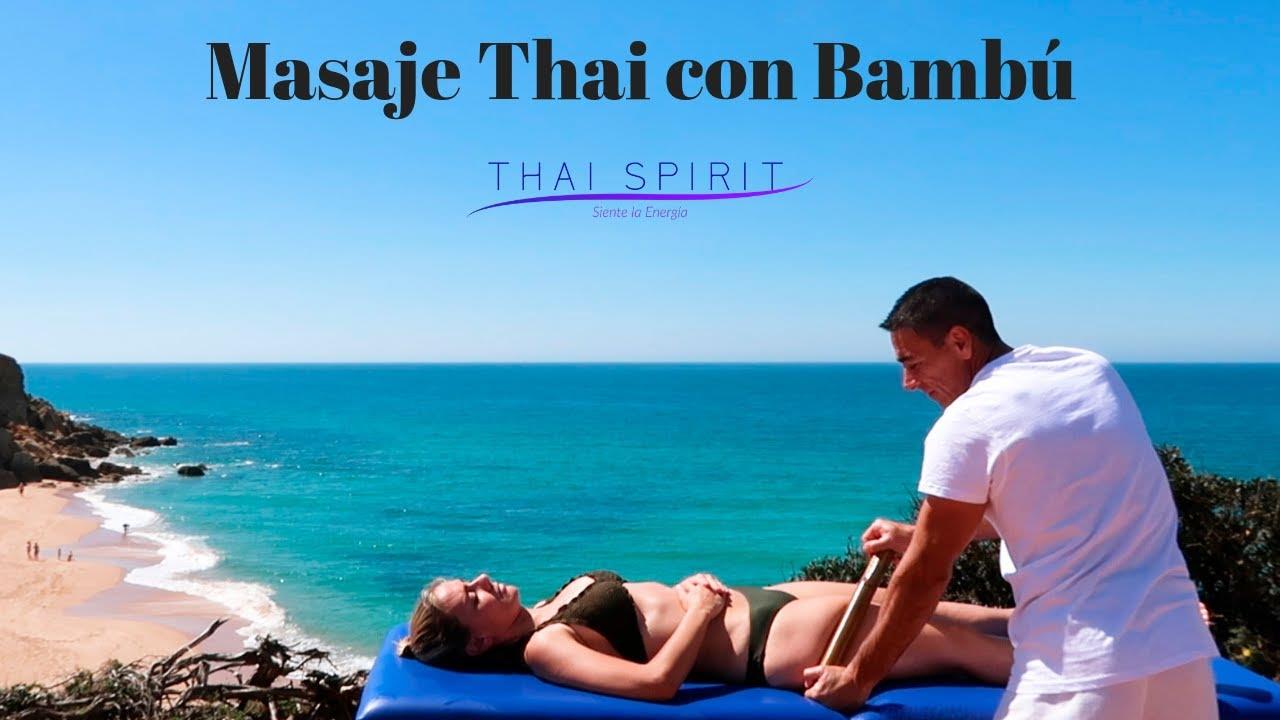 Masaje Thai con Bambú