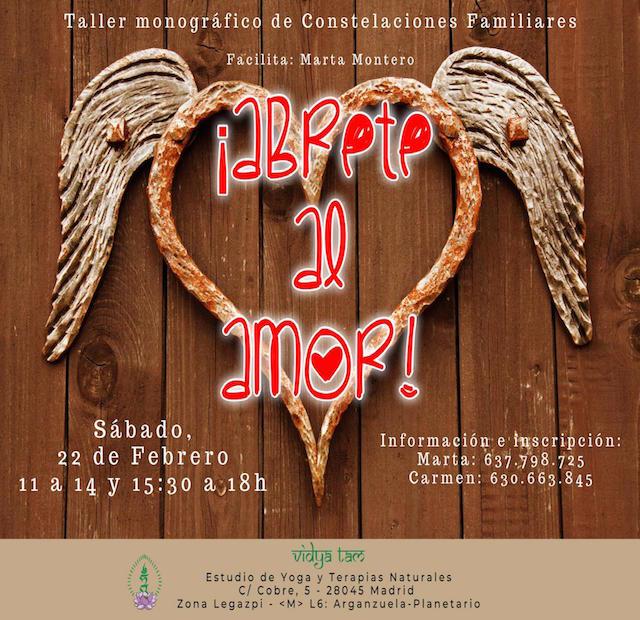 !Ábrete  al Amor! Monográfico de constelaciones en torno al Amor