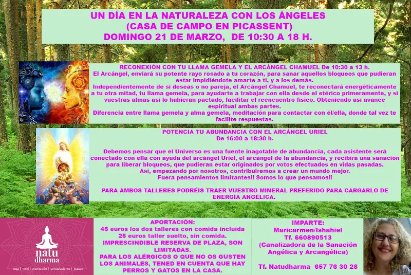 UN DÍA EN LA NATURALEZA CON LOS ÁNGELES EN PICASSENT (Valencia)