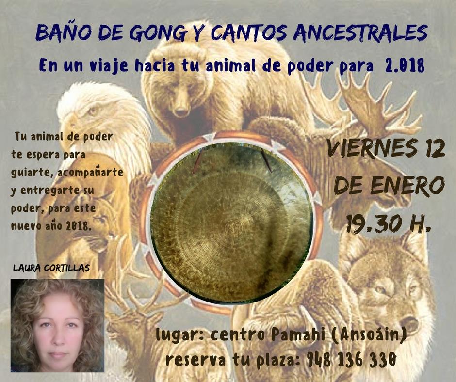 baño de gong y cantos ancestrales
