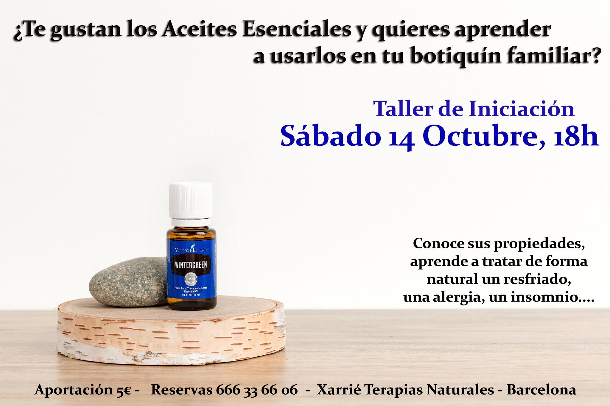 Taller de Iniciación con Aceites Esenciales