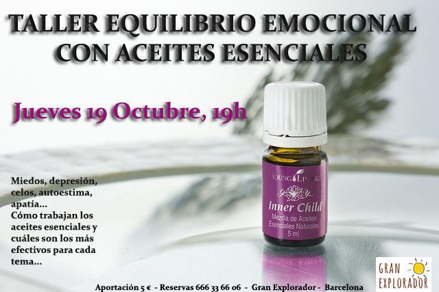 Taller Emociones, Aceites Esenciales y Desarrollo Personal