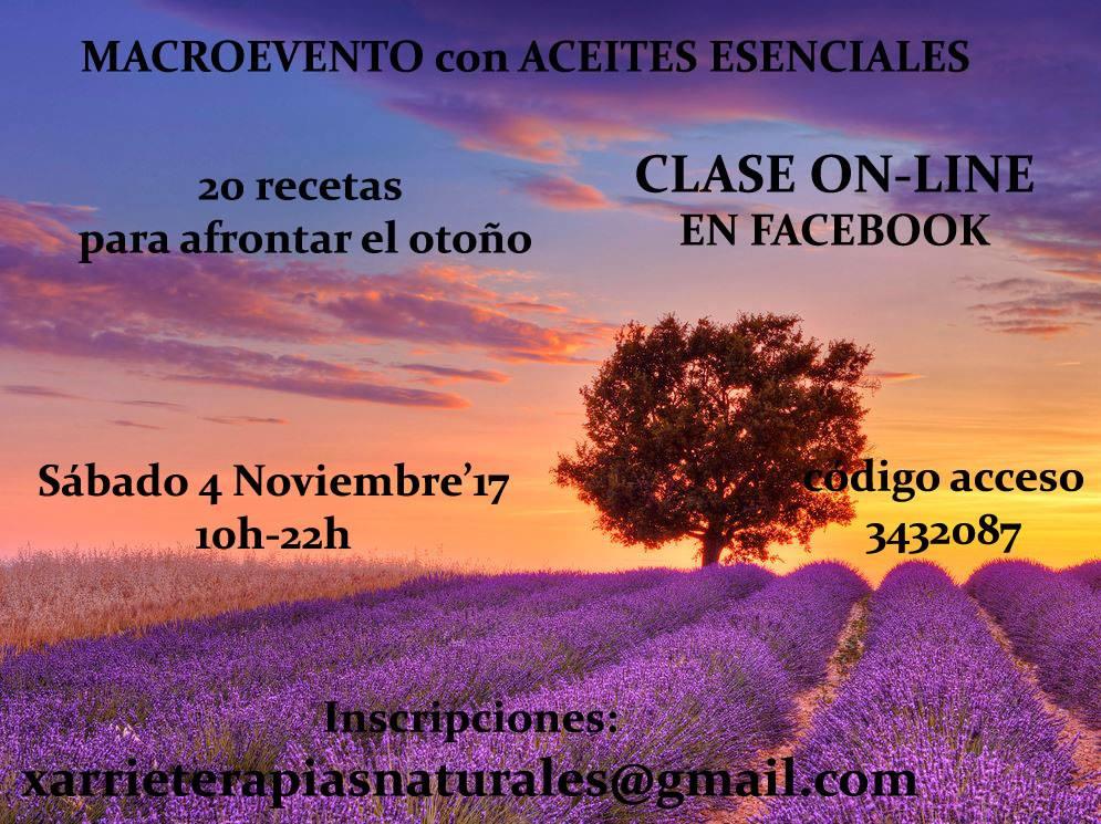 Clase On-Line De Aceites Esenciales En Facebook