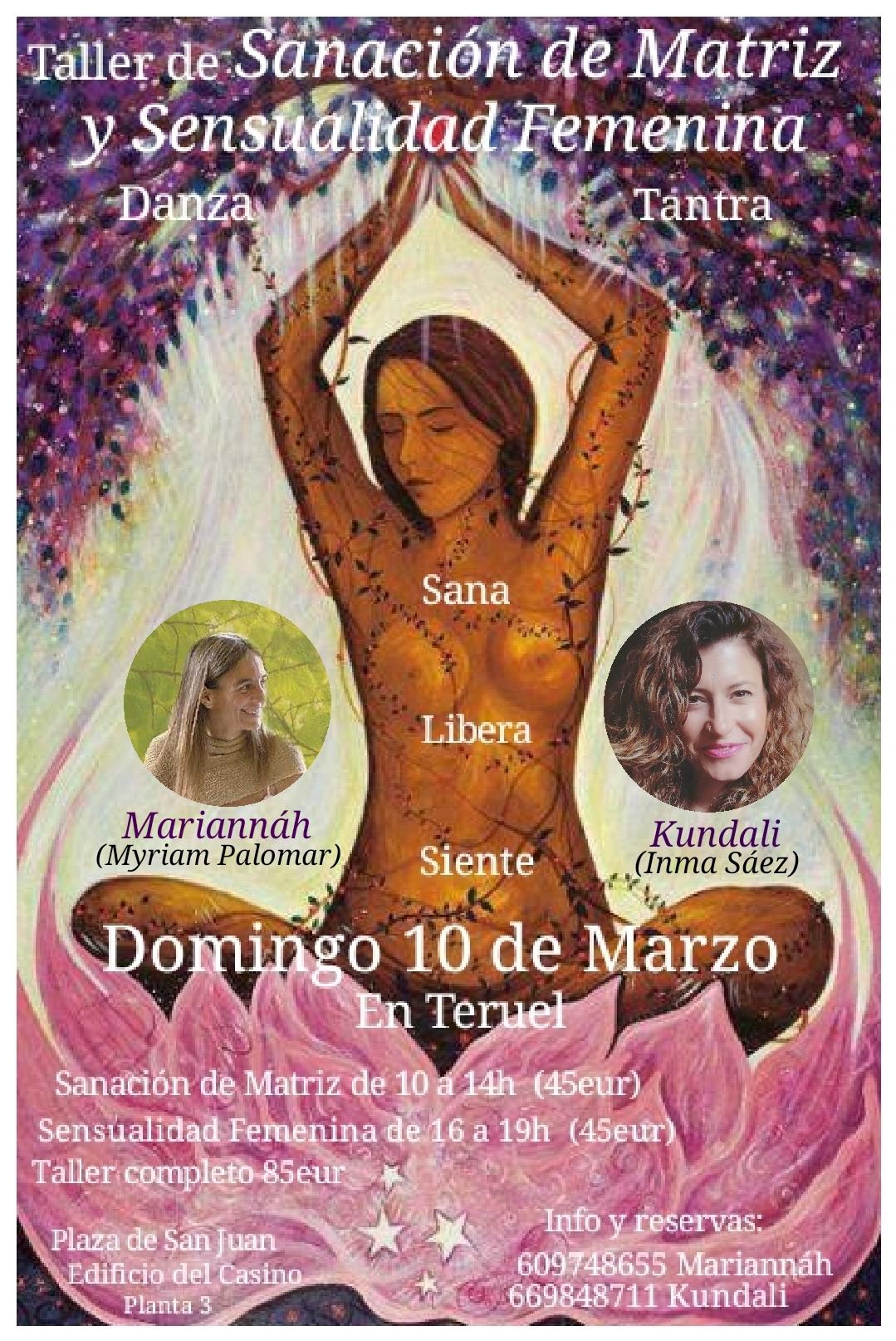 Taller de Sanación de Matriz y Sensualidad Femenina