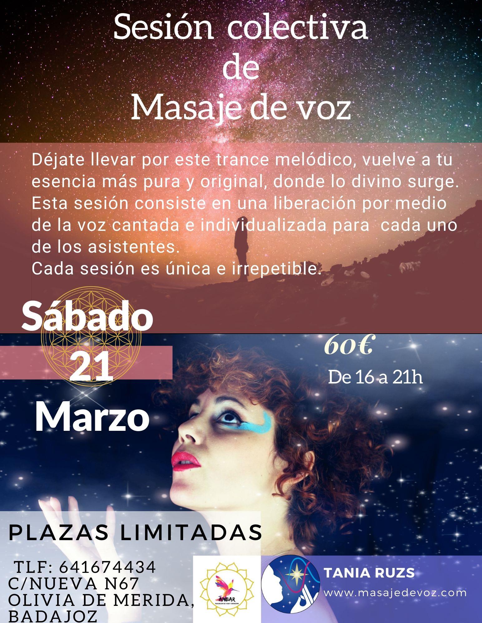 SESIÓN MASAJE DE VOZ EN MERIDA