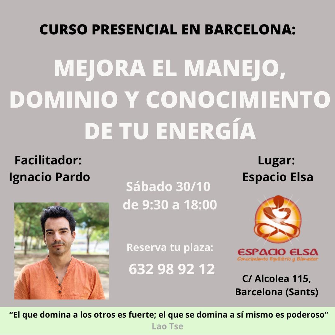 Curso: Mejora el manejo, dominio y conocimiento de tu energía