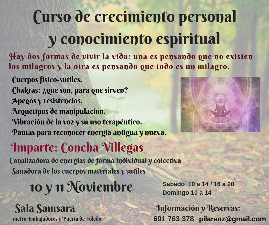 Curso de crecimiento personal y conocimiento espiritual